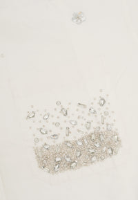 Blouse sparkle COTTON - white - #6