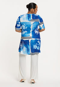 Tunic wide bottom AZZURRO - blue - #3