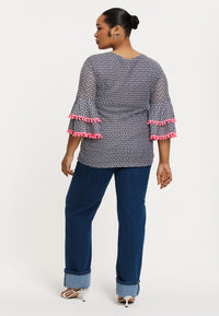 Tunic pon pon RODI - blue - #3