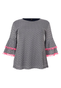 Tunic pon pon RODI - blue - #4