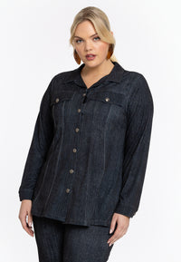 Blouse flare DENIM DOLCE - black - #1