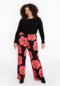 Trousers PETALS - red - #1