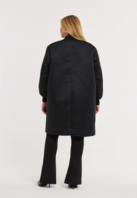 Long bomber SATIN - black - #3