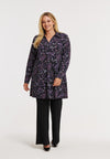 Tunic wide bottom BOHO - purple - #5