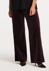 Trousers VELVET - dark red - #5