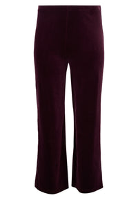 Trousers VELVET - dark red - #6