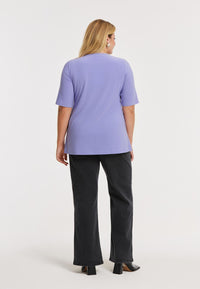 Jeans wide leg 5-pockets studs - black - #3