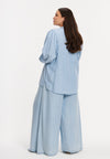 Chemisier à manches bouffantes INDIGO LYOCELLBlouse puff sleeve INDIGO LYOCELL - indigo - #3