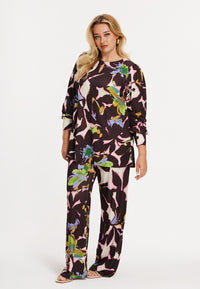 Tunic flare ELODEA - dark red - #2