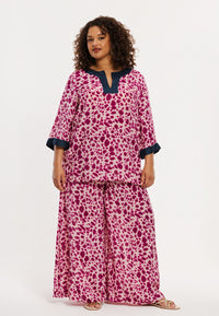 Tunic A-line PEBBLES - pink - #4