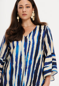 Tunic RIPPLES - blue - #2