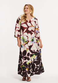 Maxi dress ELODEA - dark red - #1