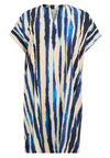 Kaftan straight RIPPLES - blue - #4