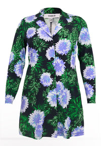 Blazer long FULL BLOSSOM - blue - #5