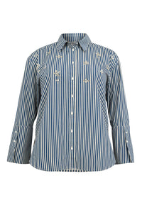 Blouse BLUE STRIPE - indigo - #4