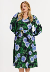 Dress FULL BLOSSOM - blue - #1