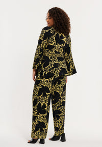 Tunic wrap PARADISE - yellow - #3