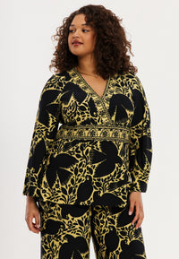 Tunic wrap PARADISE - yellow - #1