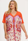 Maxi dress FLAMINGO - orange