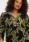 Dress waistseam PARADISE - yellow - #4