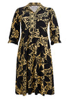 Dress waistseam PARADISE - yellow - #3