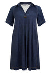 Dress polo DENIM DOLCE - blue - #4