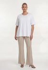 T-shirt white beads - white - #4