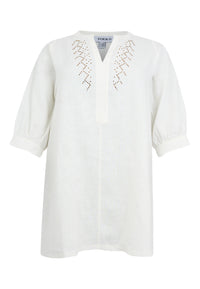 Tunic LINEN - white - #3