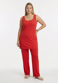 Singlet long UNI DOLCE - light red - #2