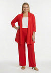 Trousers straight UNI DOLCE - light red - #2