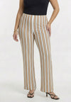 Pantalon decostripe - marron clair