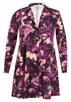 Blazer flare long CICLAMY - purple - #3