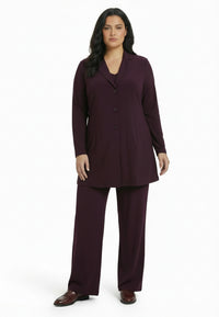 Blazer long UNI DOLCE - dark purple - #2