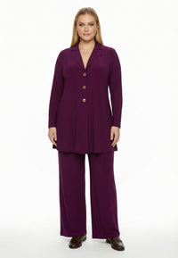 Blazer A-line UNI DOLCE - purple - #2