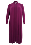 Cardigan extra long UNI DOLCE PLISSÉ - purple - #3
