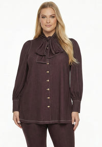 Tunic DENIM DOLCE BROWN - brown - #1