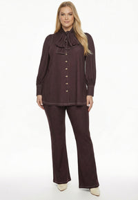 Tunic DENIM DOLCE BROWN - brown - #2