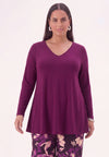 Tunique flare uni dolce - Violet