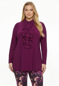 Tunic flare UNI DOLCE - purple - #2
