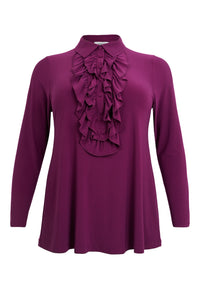 Tunic flare UNI DOLCE - purple - #3