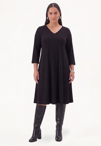 Dress midi UNI DOLCE - black - #1
