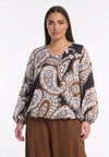 Tunique paisley - bleu
