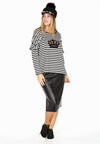 Skirt fake leather - black - #1