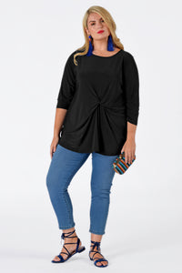 Shirt knotted DOLCE - black - #1