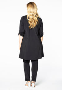 Tunique longue manche retroussable COCOBlouse long roll sleeve COCO - black - #3