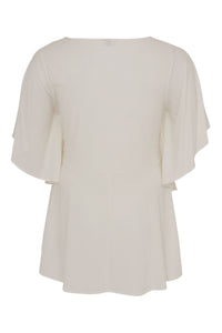 Blouse circle sleeves - ecru - #3