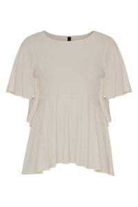 Blouse circle sleeves - ecru - #4