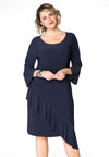 Dress asymm frill DOLCE - blue - #2