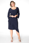 Dress asymm frill DOLCE - blue - #1