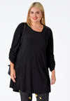 Shirt wide bot puckered DOLCE - black - #2